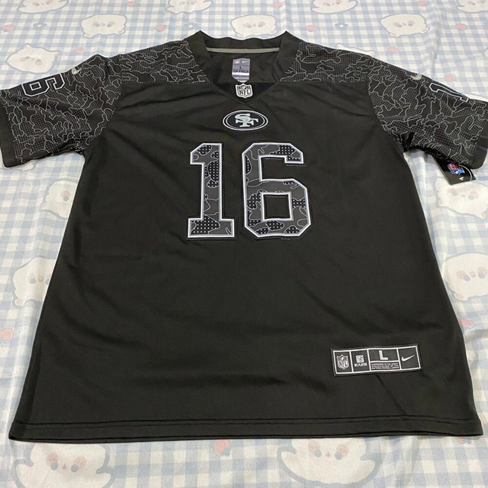Nfl Black Jersey Montana No. 16